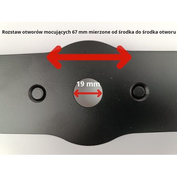 NÓŻ "TURBO" DO KOSIAREK - HECHT 502046 (OD ROKU 2020)