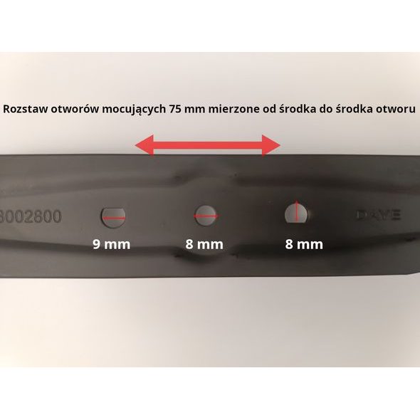 NÓŻ DO KOSIARKI HECHT 1641