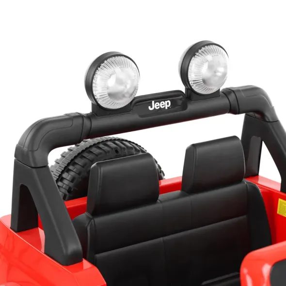 SAMOCHÓD AKUMULATOROWY - JEEP WRANGLER RUBICON RED