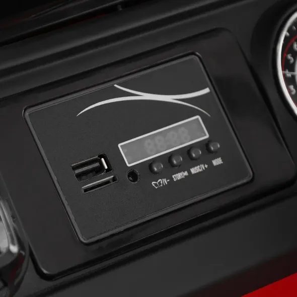 SAMOCHÓD AKUMULATOROWY - JEEP WRANGLER RUBICON RED