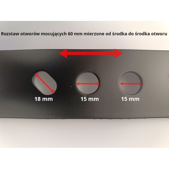 NÓŻ DO KOSIARKI HECHT 551SX, 550BS