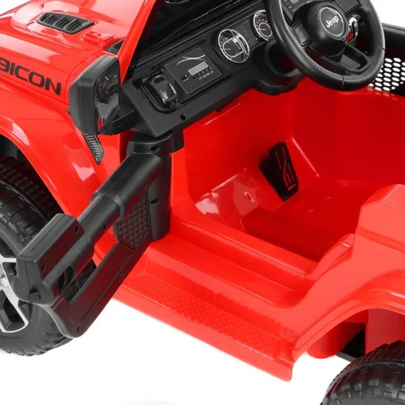 SAMOCHÓD AKUMULATOROWY - JEEP WRANGLER RUBICON RED