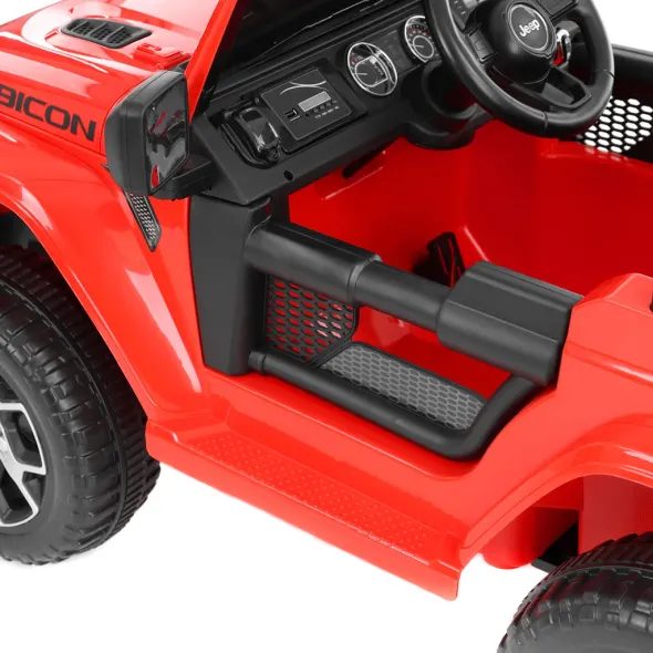 SAMOCHÓD AKUMULATOROWY - JEEP WRANGLER RUBICON RED