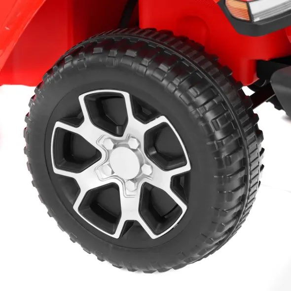 SAMOCHÓD AKUMULATOROWY - JEEP WRANGLER RUBICON RED