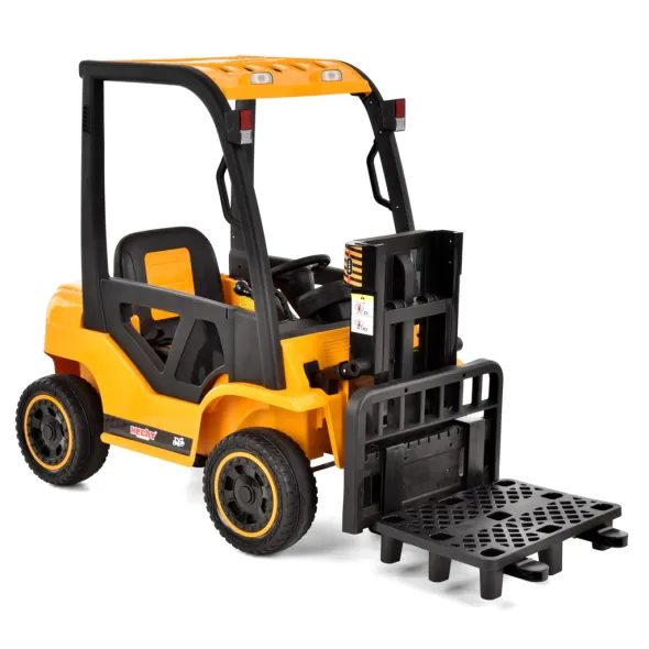ZABAWKOWY WÓZEK WIDŁOWY - HECHT 52108 YELLOW