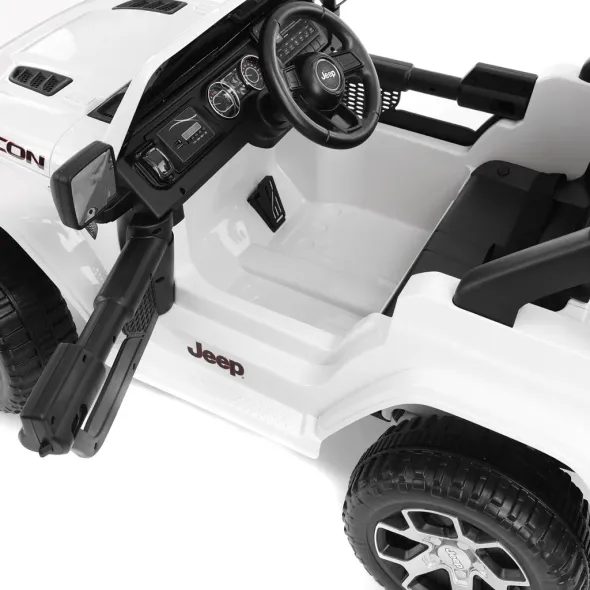 SAMOCHÓD AKUMULATOROWY - JEEP WRANGLER RUBICON WHITE