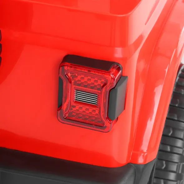 SAMOCHÓD AKUMULATOROWY - JEEP WRANGLER RUBICON RED
