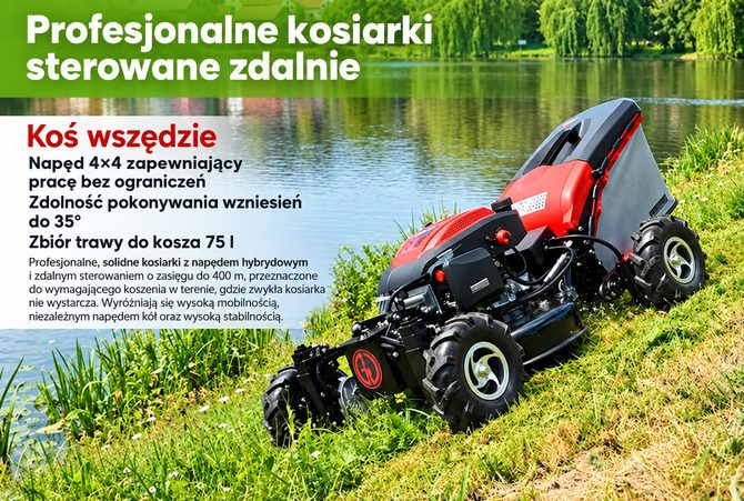 Zdalne koszenie trawy: dlaczego nigdy więcej nie będziesz chciał chodzić do kosiarki