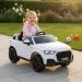 SAMOCHÓD AKUMULATOROWY - AUDI Q7 WHITE - SAMOCHODY, QUADY I MOTORKI - ZABAWKI DLA DZIECI