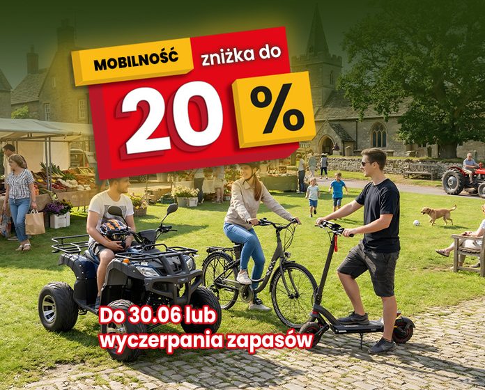 WKRĘĆ SIĘ W LATO! MOBILNOŚĆ I ZABAWKI -20%