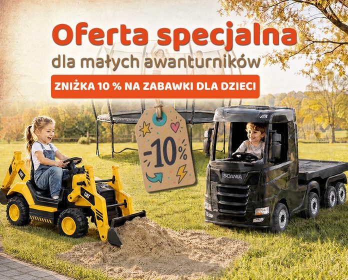 ZABAWKI 10% TANIEJ Z KODEM ZABAWKI10
