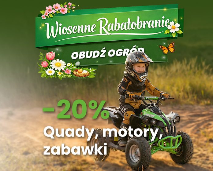 ELEKTROMOBILNOŚĆ I ZABAWKI - 20%