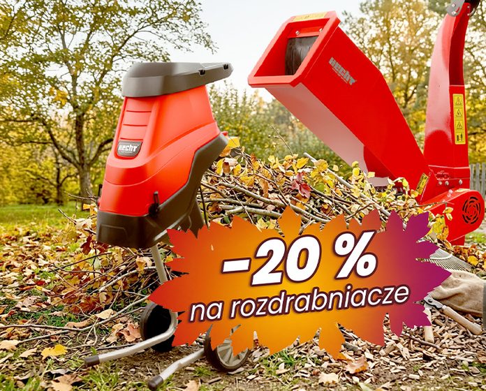 PORZĄDKOWANIE OGRODU CZAS START! ROZDRABNIACZE OGRODOWE -20%