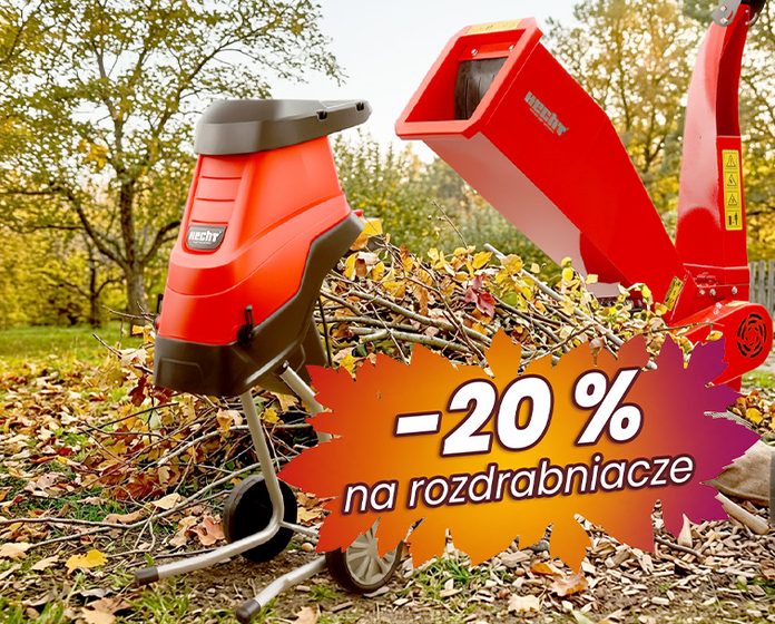 PORZĄDKOWANIE OGRODU CZAS START! ROZDRABNIACZE OGRODOWE -20%