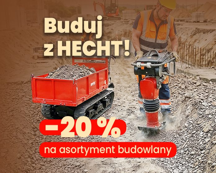 BUDUJ Z HECHT! -20% NA ASORTYMENT BUDOWLANY