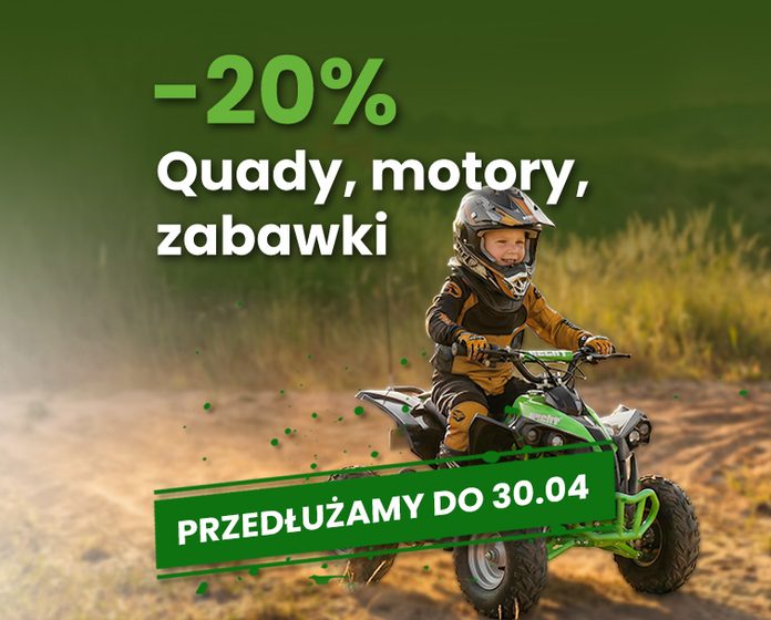 ELEKTROMOBILNOŚĆ I ZABAWKI - 20%