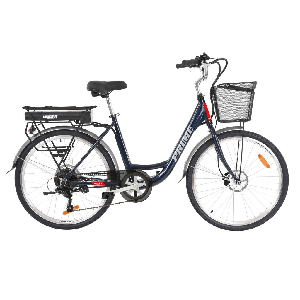 HECHT PRIME BLUE - Elektromos kerékpár+kosár | Elektromos kerékpárok | Elektromos  kerékpárok | HECHT