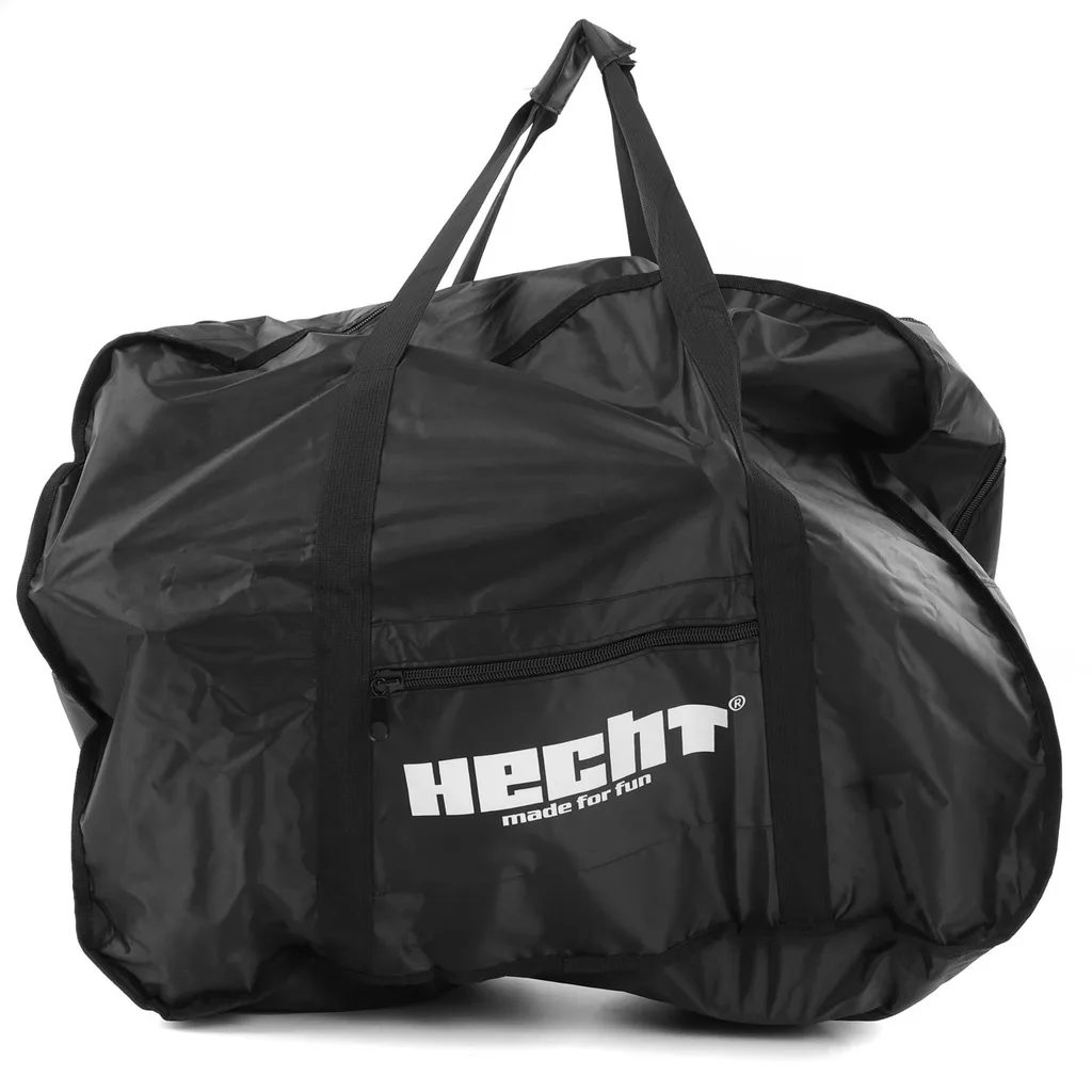 HECHT COMPOS MINI BLACK AND WHITE - Elektromos kerékpár, összecsukható