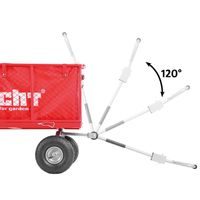 HECHT 52184 - Utánfutó kertitraktorhoz
