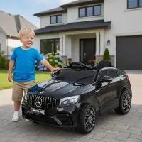 Akkumulátoros gyerek autó Mercedes benz GLC63S fekete
