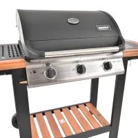 HECHT FIRE WOOD 3 - Gázos kerti grill