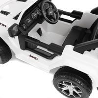 JEEP WRANGLER WHITE - Akkumulátoros gyerek autó