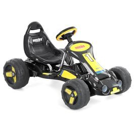 HECHT 59789 - Gokart fekete/sárga, 3-6 éves korig