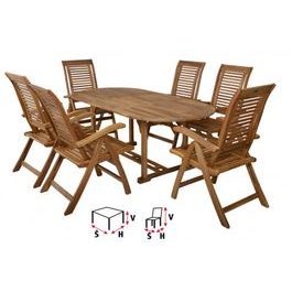 HECHT CAMBERET SET - Kerti bútor fa