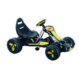 HECHT 59789 - Gokart fekete/sárga, 3-6 éves korig