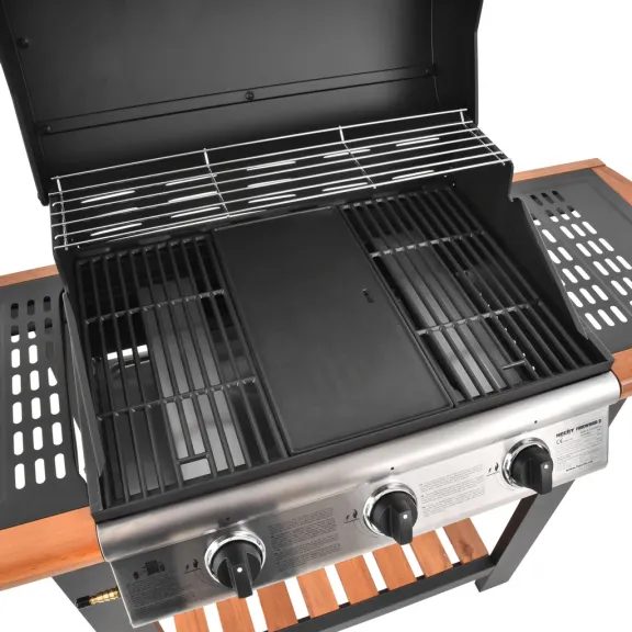 HECHT FIRE WOOD 3 - Gázos kerti grill