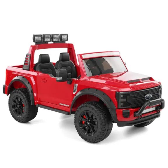 Akkumulátoros kisautó Ford F450 piros