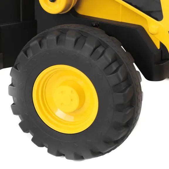 CAT BACK HOE YELLOW - Akkumulátoros gyerek rakodógép