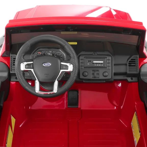 Akkumulátoros kisautó Ford F450 piros