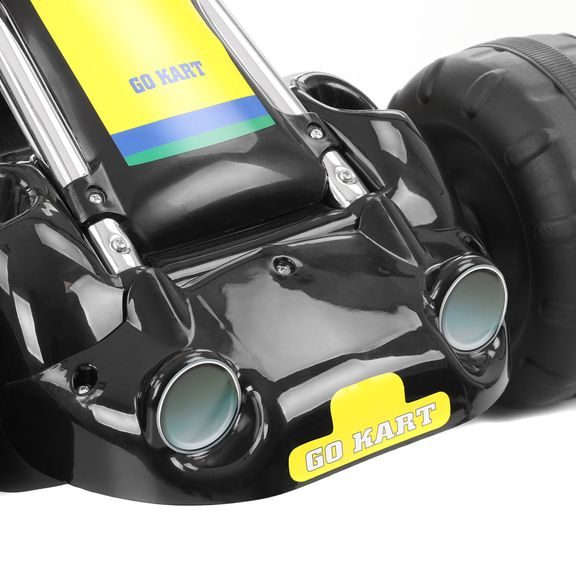 HECHT 59789 - Gokart fekete/sárga, 3-6 éves korig