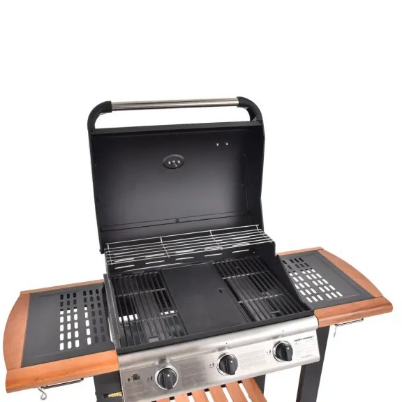 HECHT FIRE WOOD 3 - Gázos kerti grill