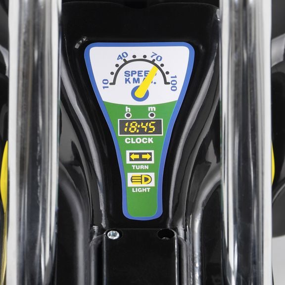 HECHT 59789 - Gokart fekete/sárga, 3-6 éves korig