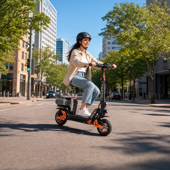 HECHT 5201 ORANGE - Akkumulátoros roller