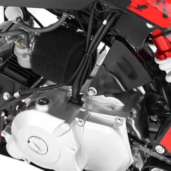 Benzinmotoros gyerek motor piros