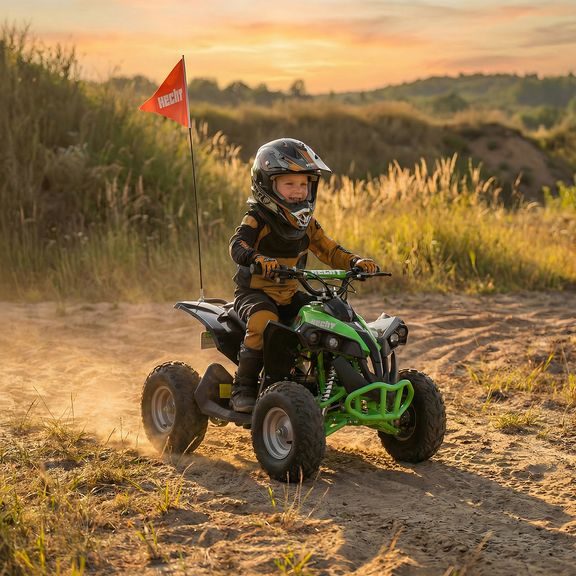 HECHT 51060 GREEN - Akkumulátoros quad