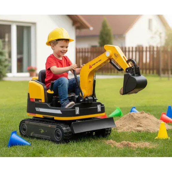 HECHT 52107 YELLOW - Akkumulátoros markológép