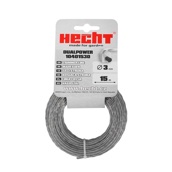 HECHT 10401530 - Vágószál maggal "négyzet" 3*15m