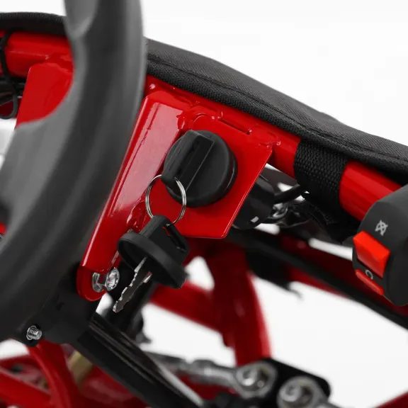 Benzinmotoros gyerek Buggy piros