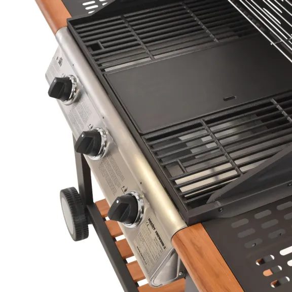 HECHT FIRE WOOD 3 - Gázos kerti grill