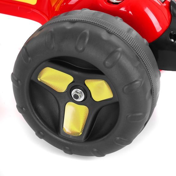 HECHT 59788 - Gokart piros/sárga, 3-6 éves korig