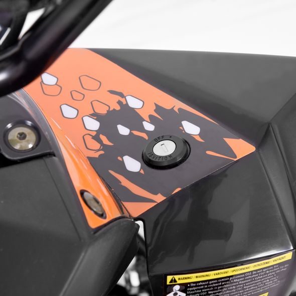 HECHT 54125 BLACK - BENZINMOTOROS QUAD 125 CCM