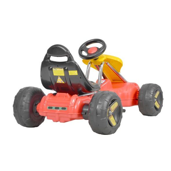 HECHT 59788 - GOKART PIROS/SÁRGA, 3-6 ÉVES KORIG
