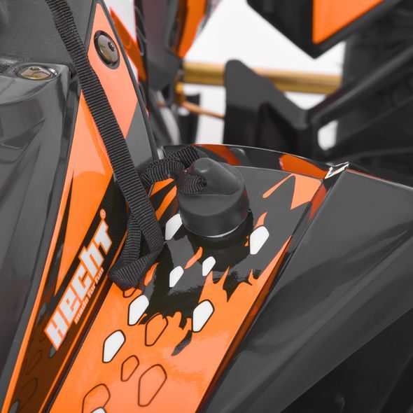 HECHT 54125 BLACK - BENZINMOTOROS QUAD 125 CCM