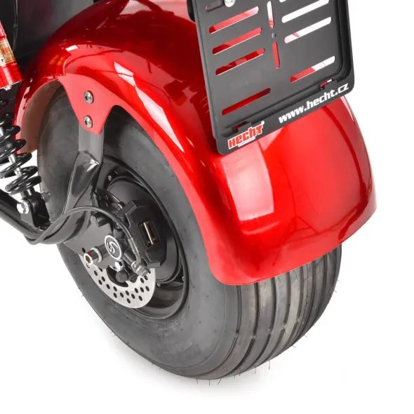 HECHT COCIS RED - AKKUMULÁTOROS ROBOGÓ PIROS