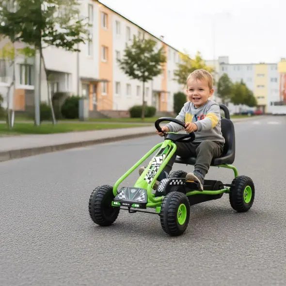 HECHT 59792 GREEN - PEDÁLOS GOKART ZÖLD