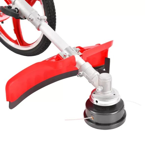 HECHT 155 - BENZINMOTOROS FŰKASZA SEGÉDKEREKEKKEL